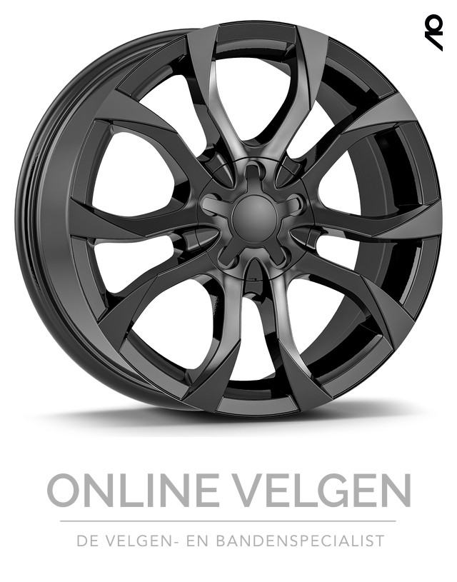 Velg Evolution AGT002 Zwart Glans