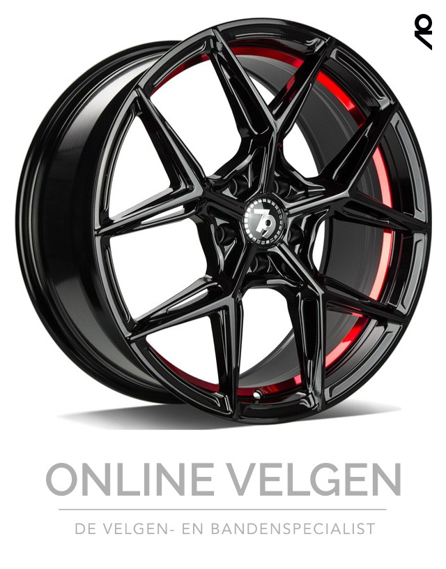 GLOSS BLACK RED BARREL